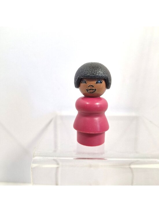 Little People Sesame Street Susan African American Woman Girl Black Vintage - Picture 10 of 11